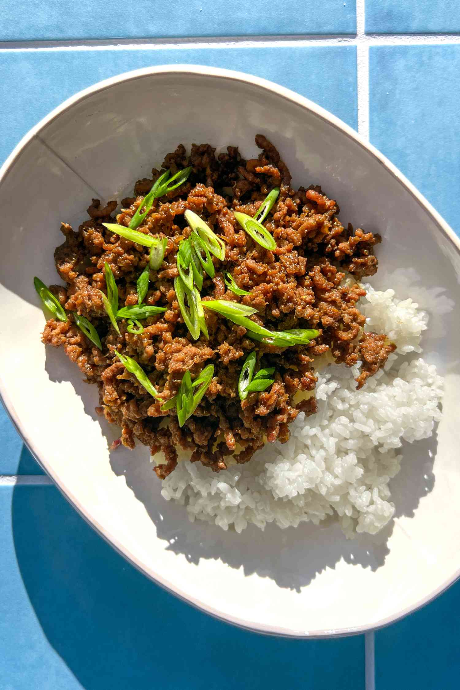 Ground beef with rice