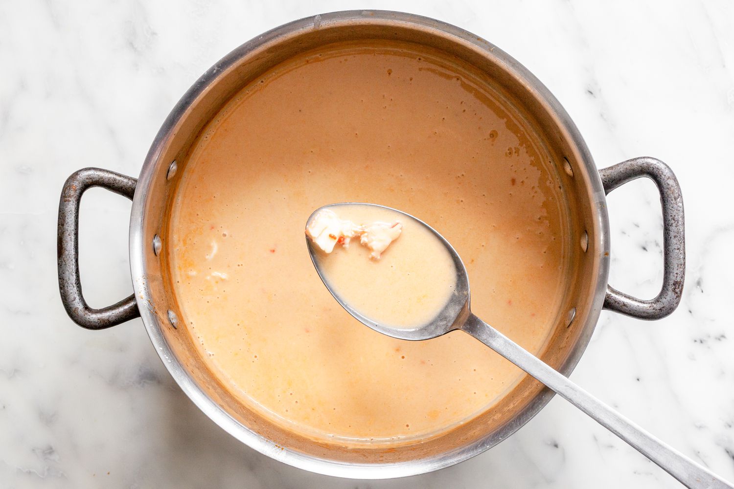 Pot of Lobster Bisque
