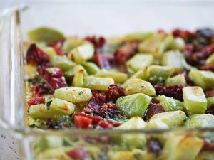 Kohlrabi Ham Bake