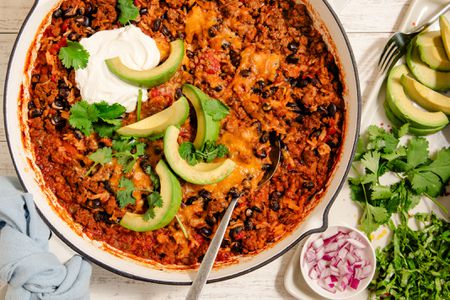 Cheesy Baked Taco Skillet