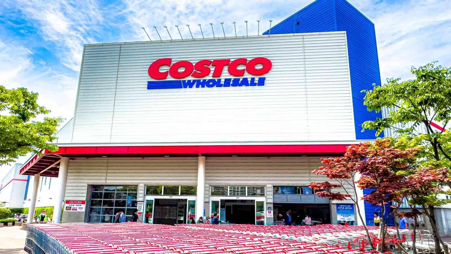 Outside view of a Costco store