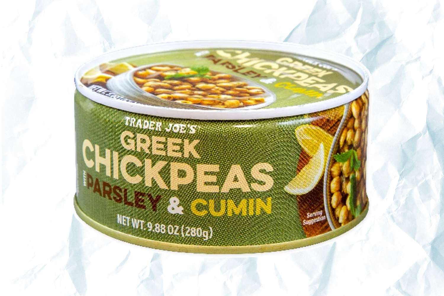 Trader Joe's Greek Chickpeas Parsley and Cumin