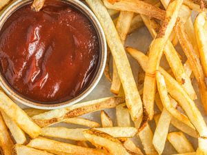 French fries with Ketchup