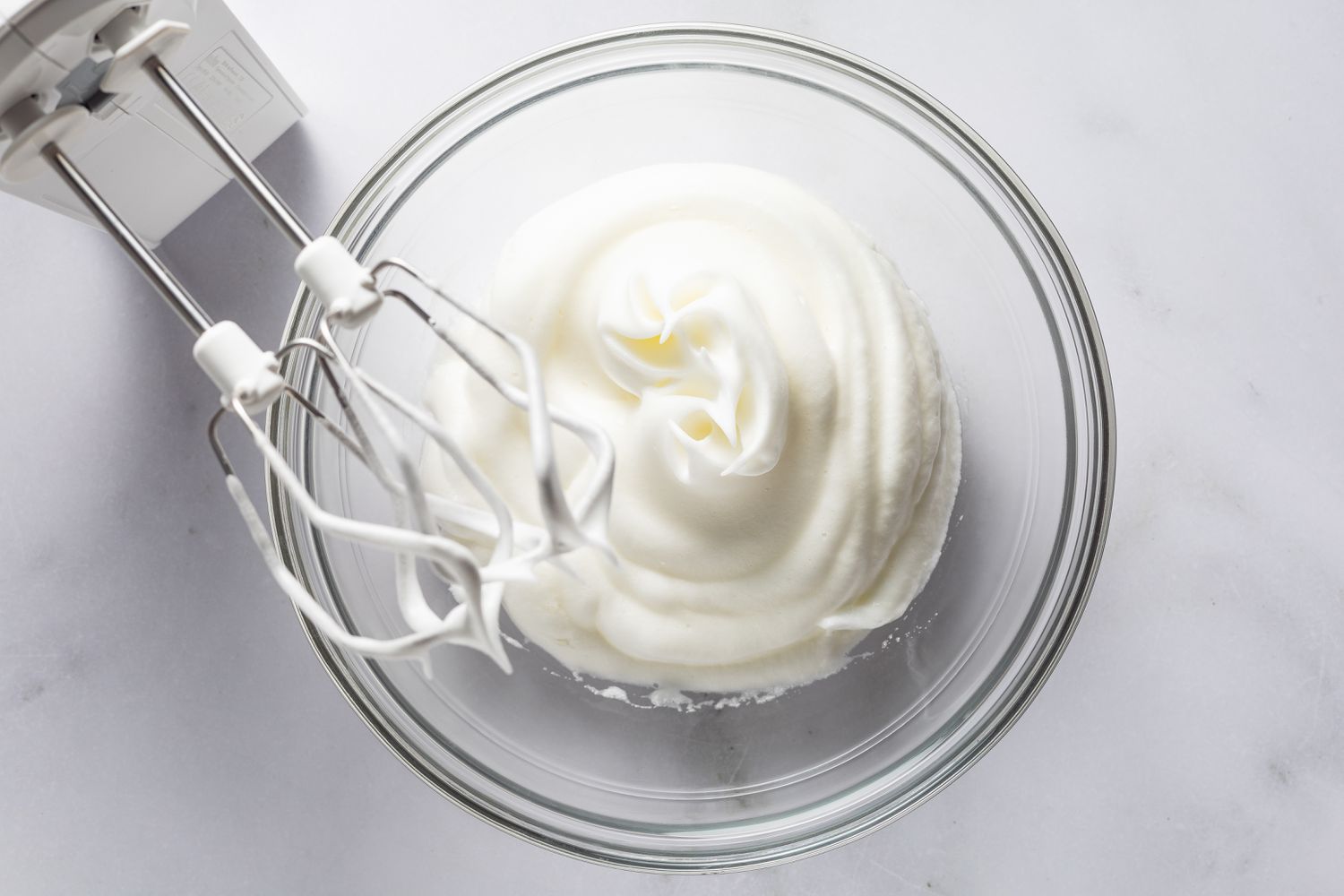 egg whites whipped until stiff peaks for magic cake recipe