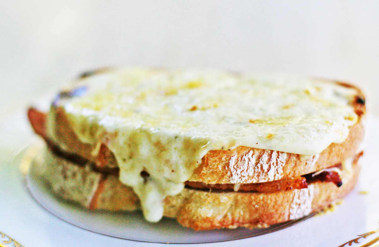 French Croque Monsieur sandwich