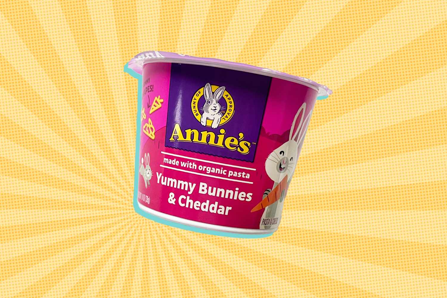 Annie's Yummy Bunnies & Cheddar mac and cheese cup