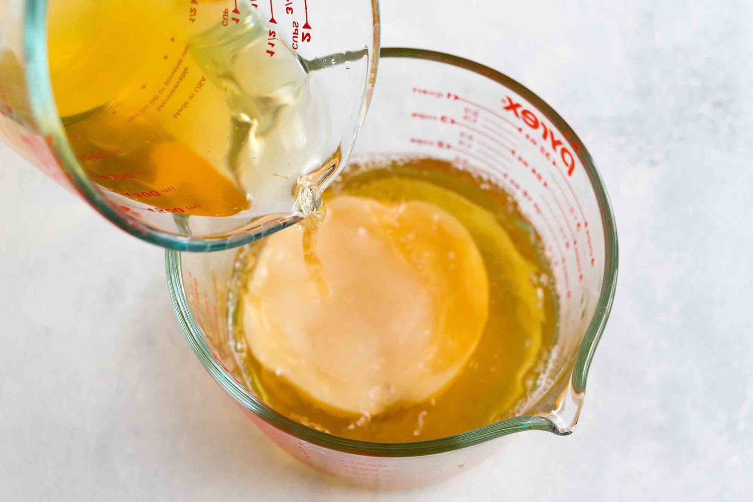 Place the scoby in a bowl or measuring cup and cover with 2 cups of prepared kombucha