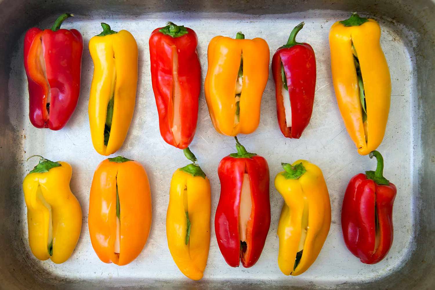 Mozzarella Stuffed Mini Peppers