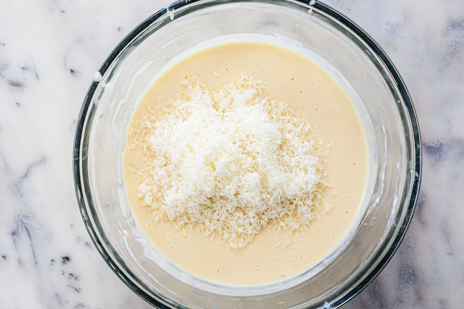 Easy béchamel for vegetarian moussaka