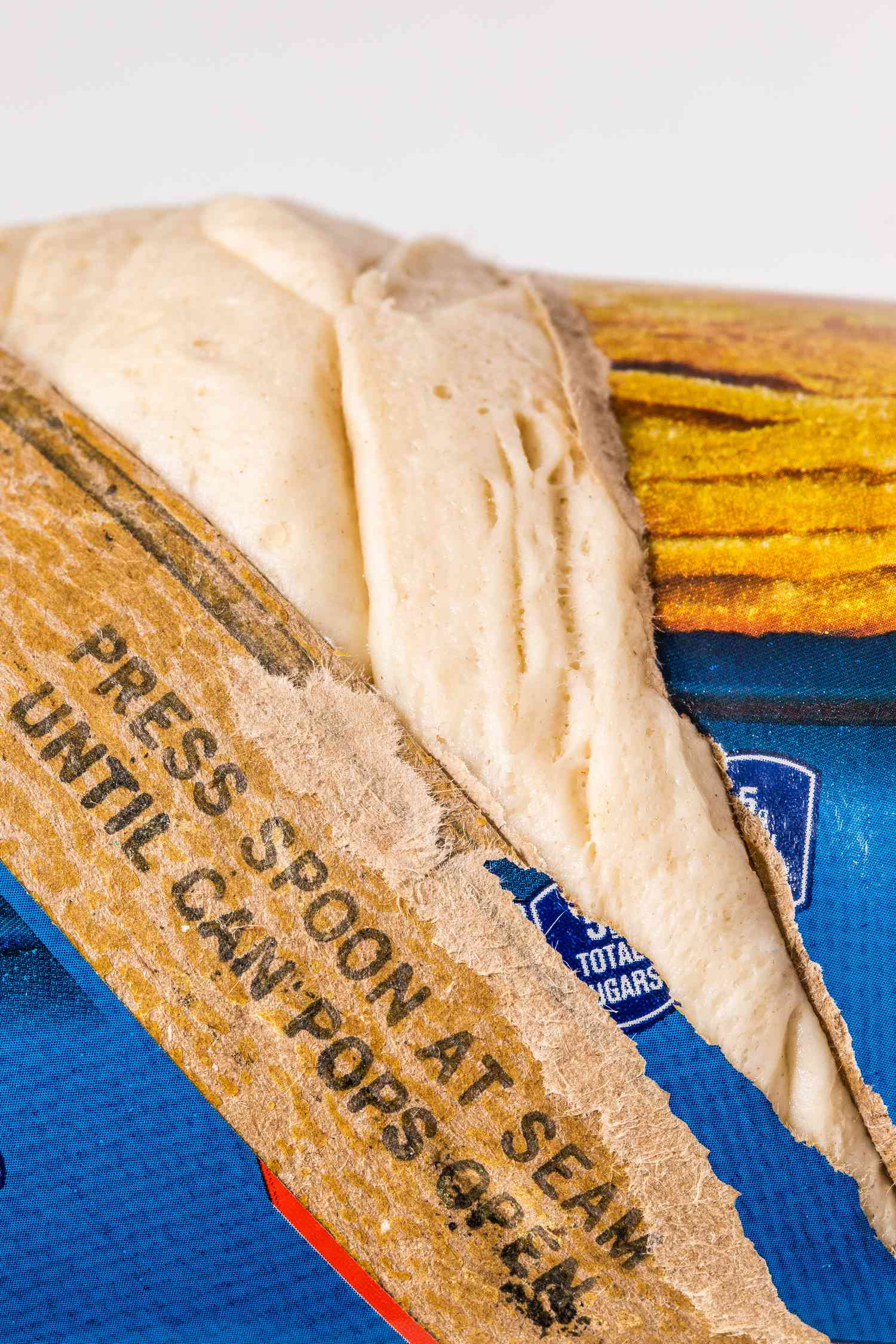 Popped open can of Pillsbury biscuits