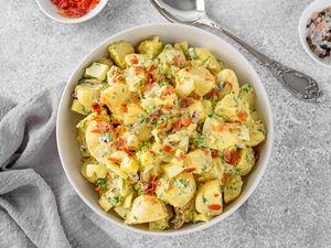 bowl of southern potato salad