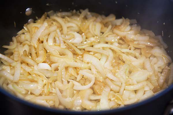 Pot Roast Recipe saute the onions