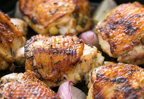 Skillet Lemon Rosemary Chicken