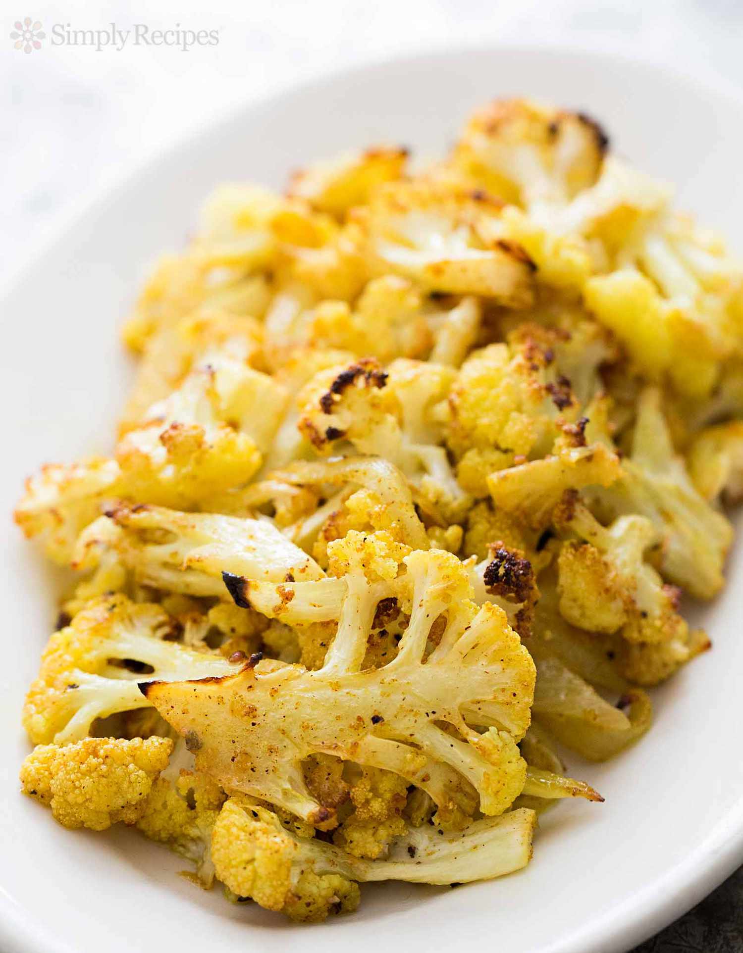Curry Roasted Cauliflower