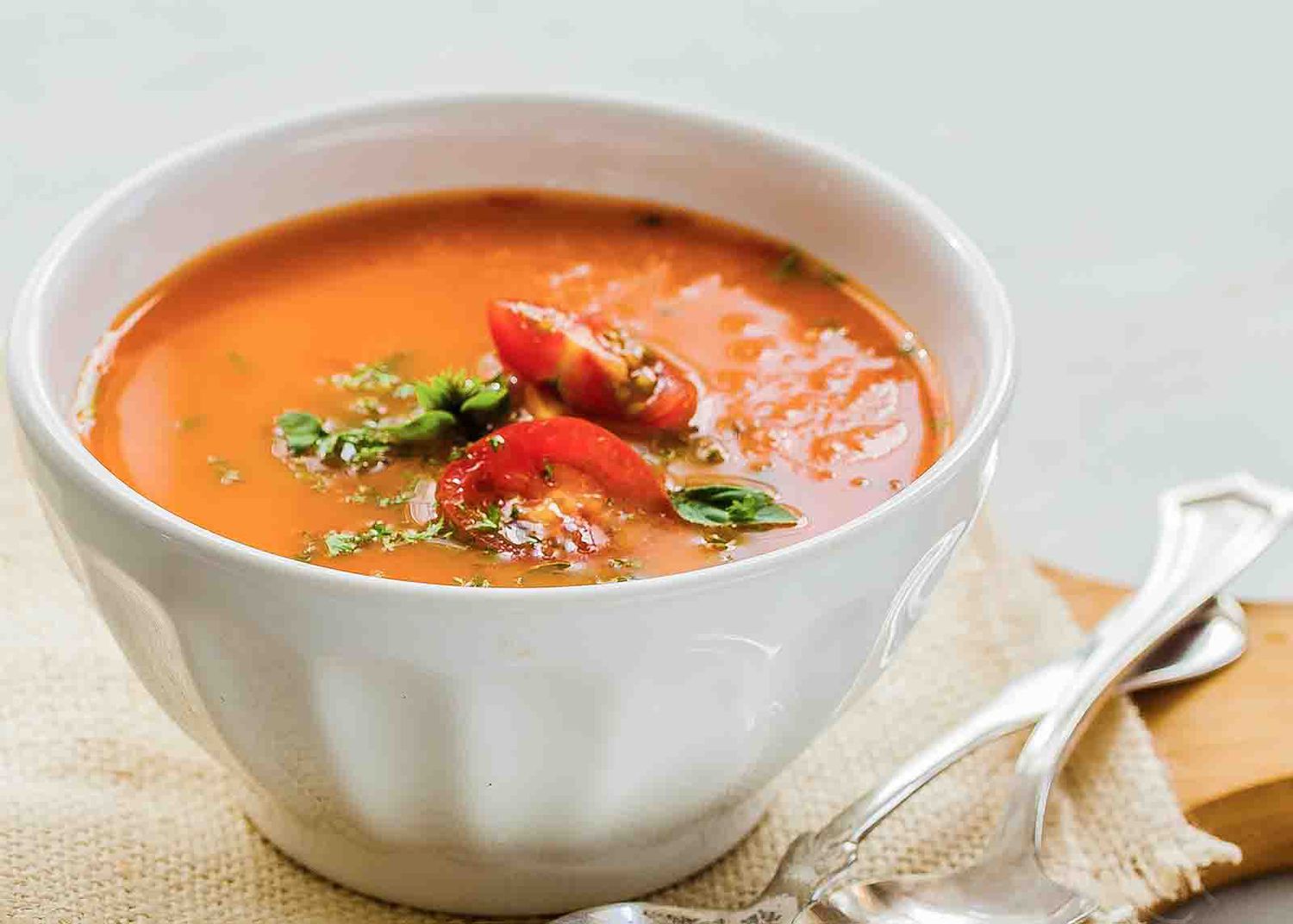 tomato and white bean soup