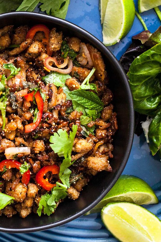 Turkey Larb Recipe