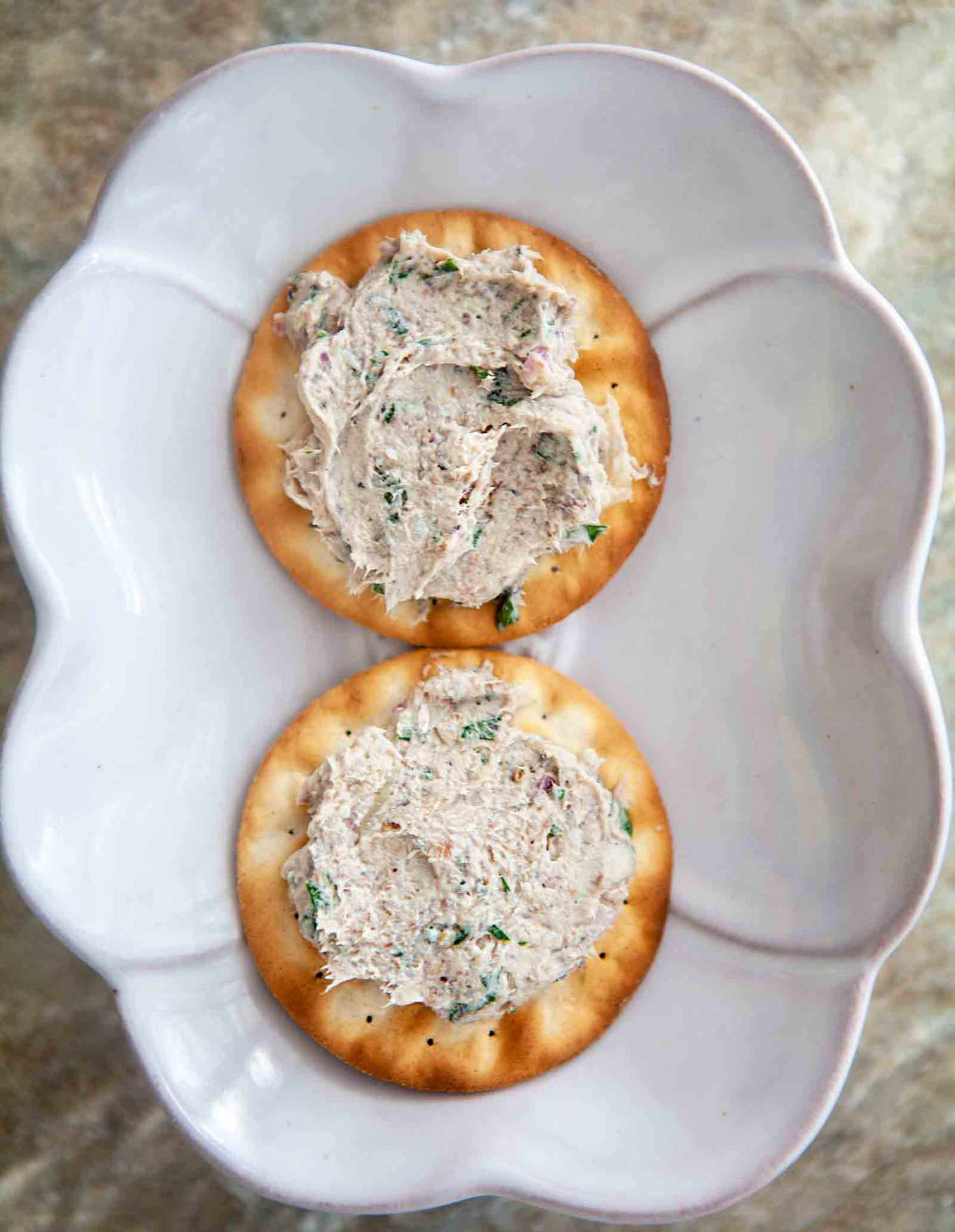 Sardine Rillettes on a plate