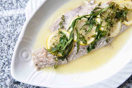 baked bluefish
