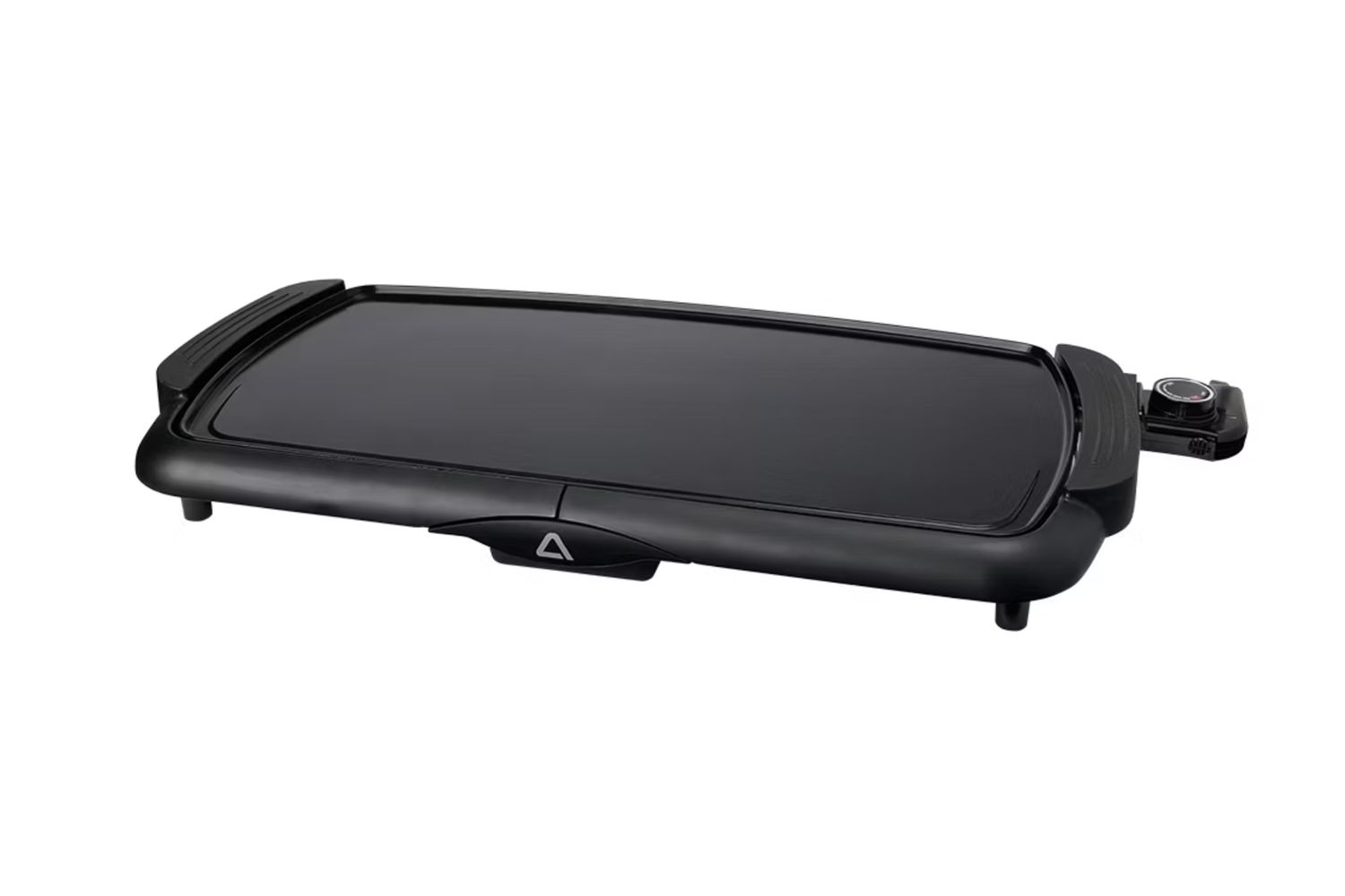 Aldi electric griddle on a white background