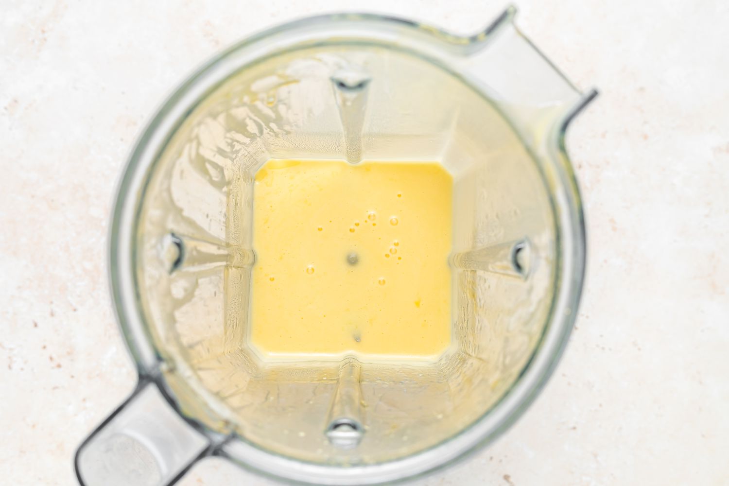 Sauce in a blender to make Blender Hollandaise.