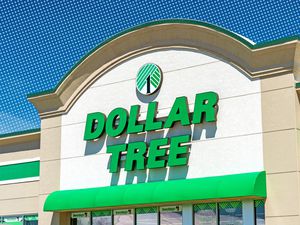 Storefront of a Dollar Tree retail building