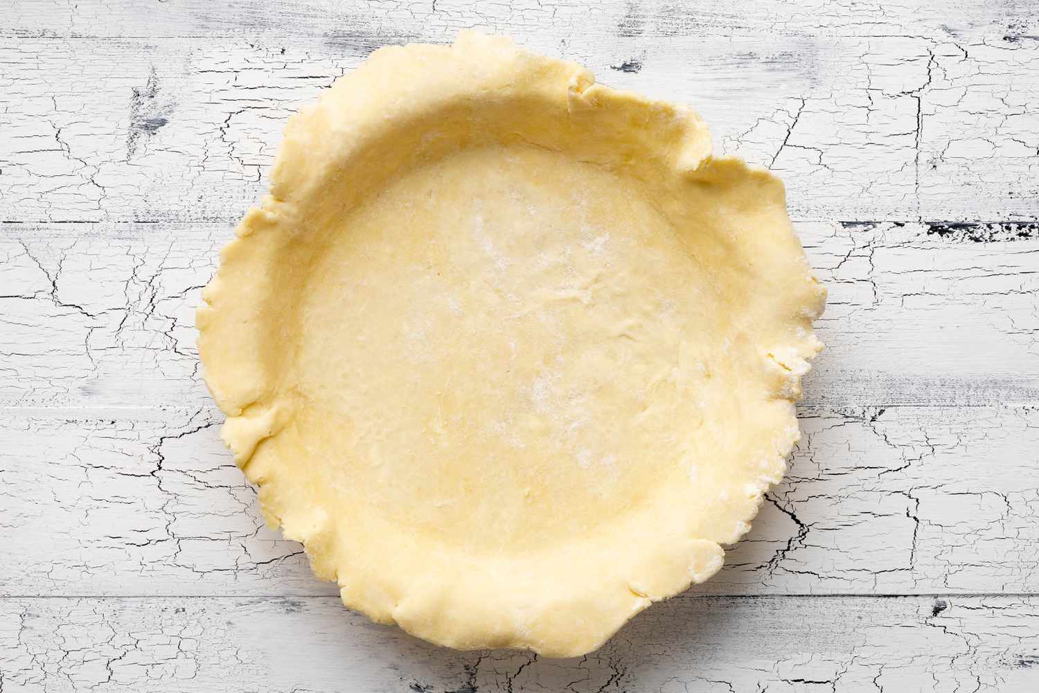Pie Crust Added to Pie Dish for Chocolate Chess Pie Recipe