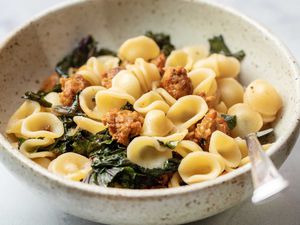 Orecchiette Pasta with Sausage and Kale