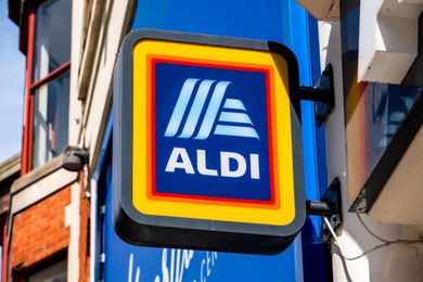An ALDI sign