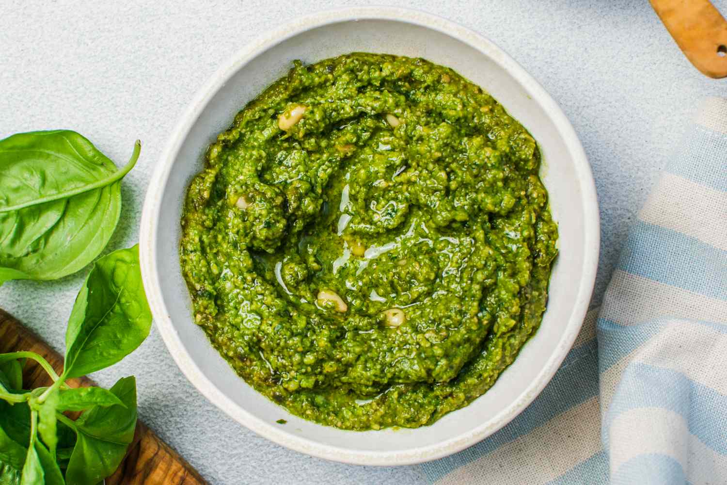 bowl of pesto 