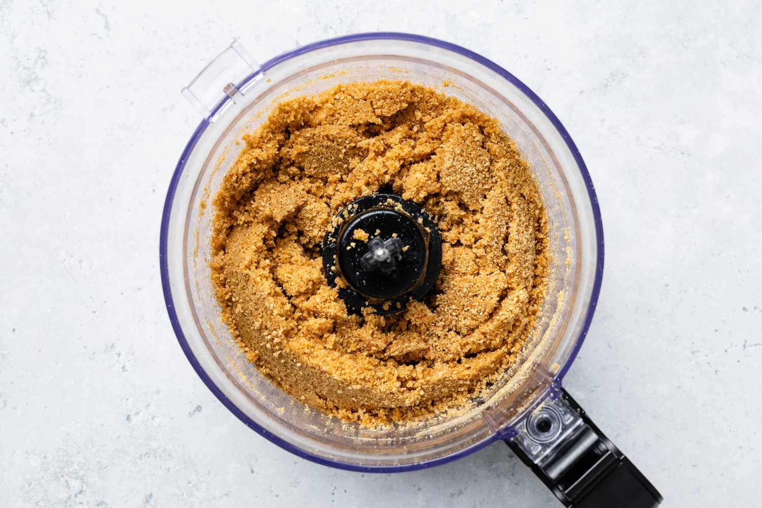 Graham Cracker Crust Crumb Ready in a Food Processor for Million Dollar Pie Recipe