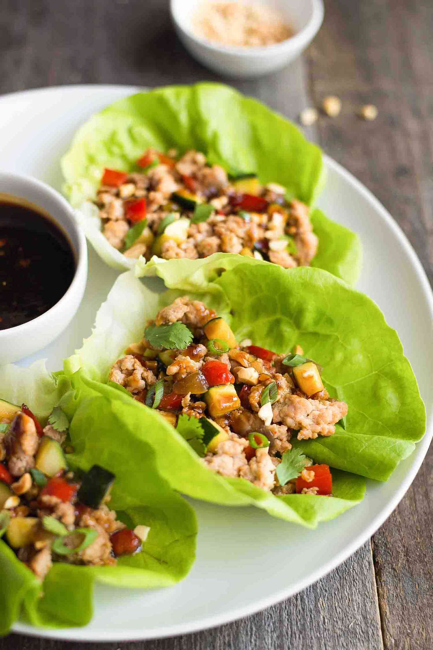 Teriyaki Chicken Lettuce Wraps
