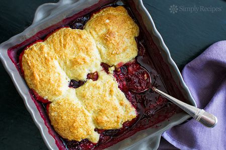 Fresh Plum Cobbler