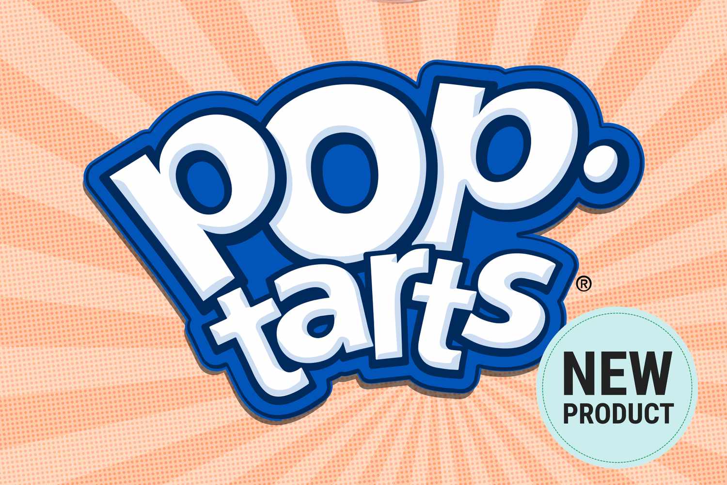 Pop-Tarts logo with a new product indication