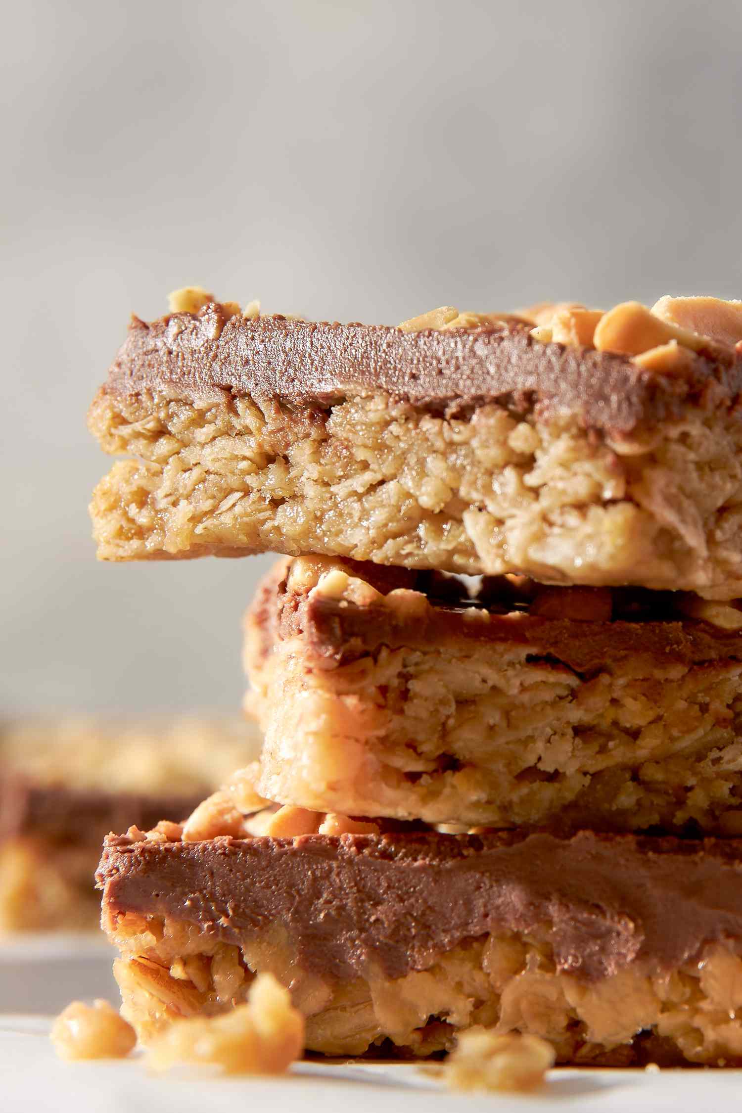 Oh Henry bars stacked 