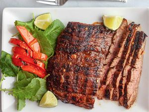 Grilled Flank Steak Marinade with Lime