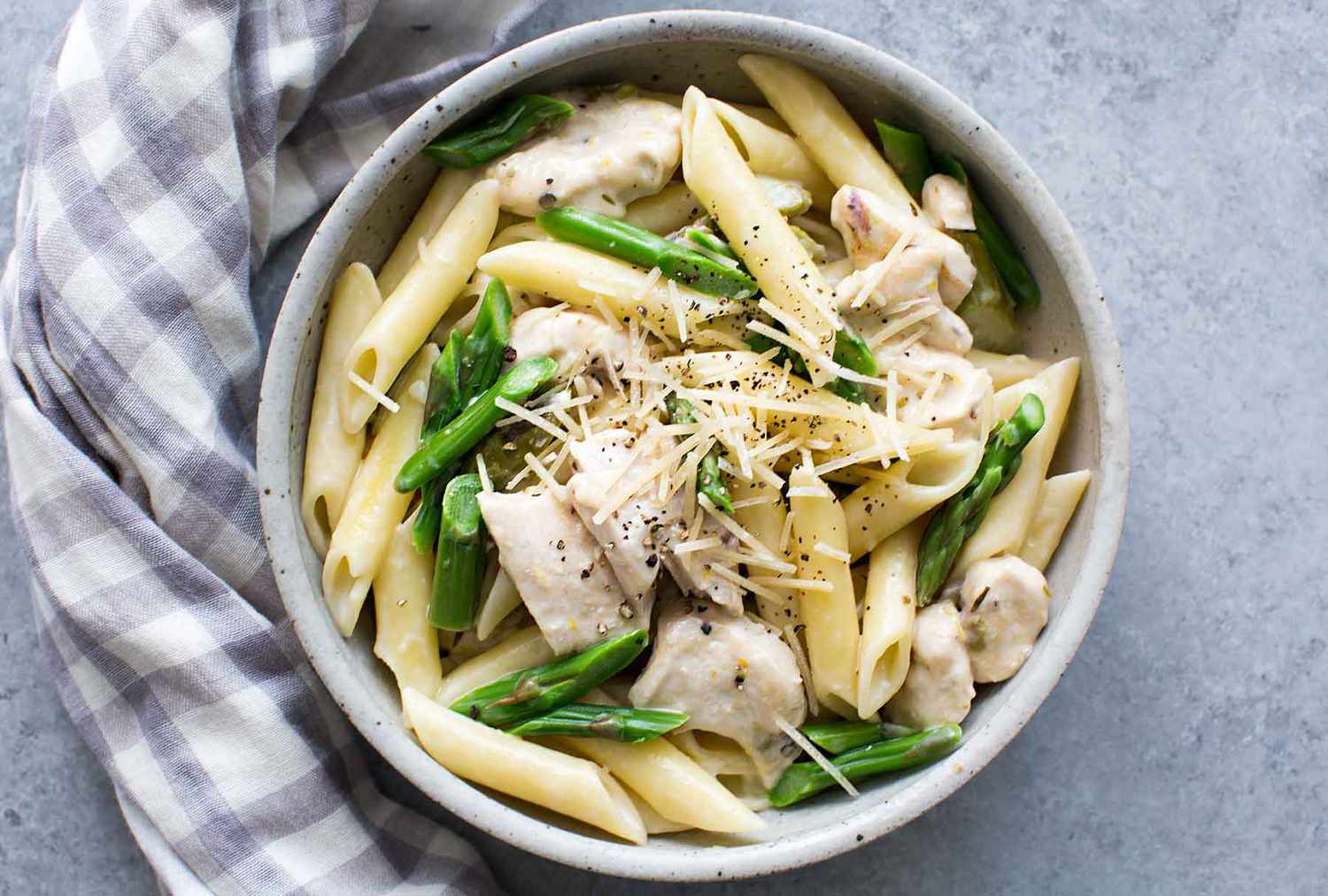 Pasta with Chicken and Asparagus