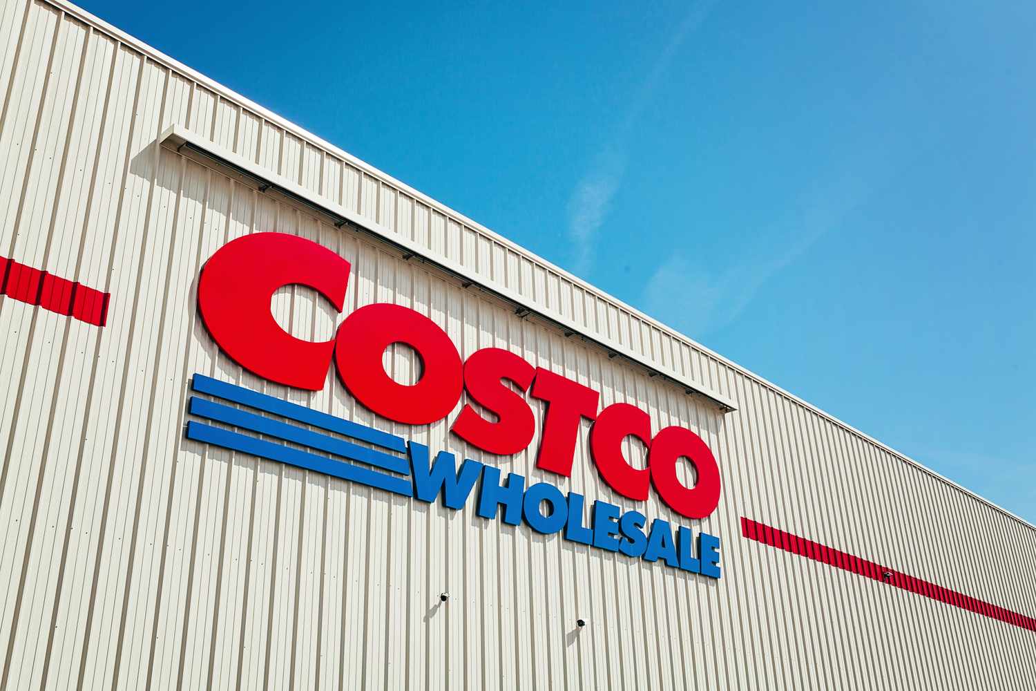 Costco Wholesale store exterior showing the stores branding