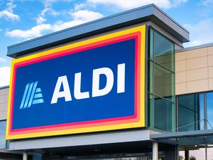 An ALDI storefront