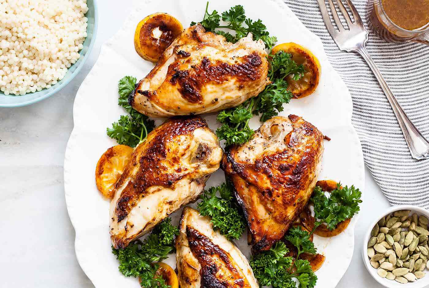 Cardamom Honey Chicken