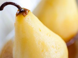 poached pears in marsala