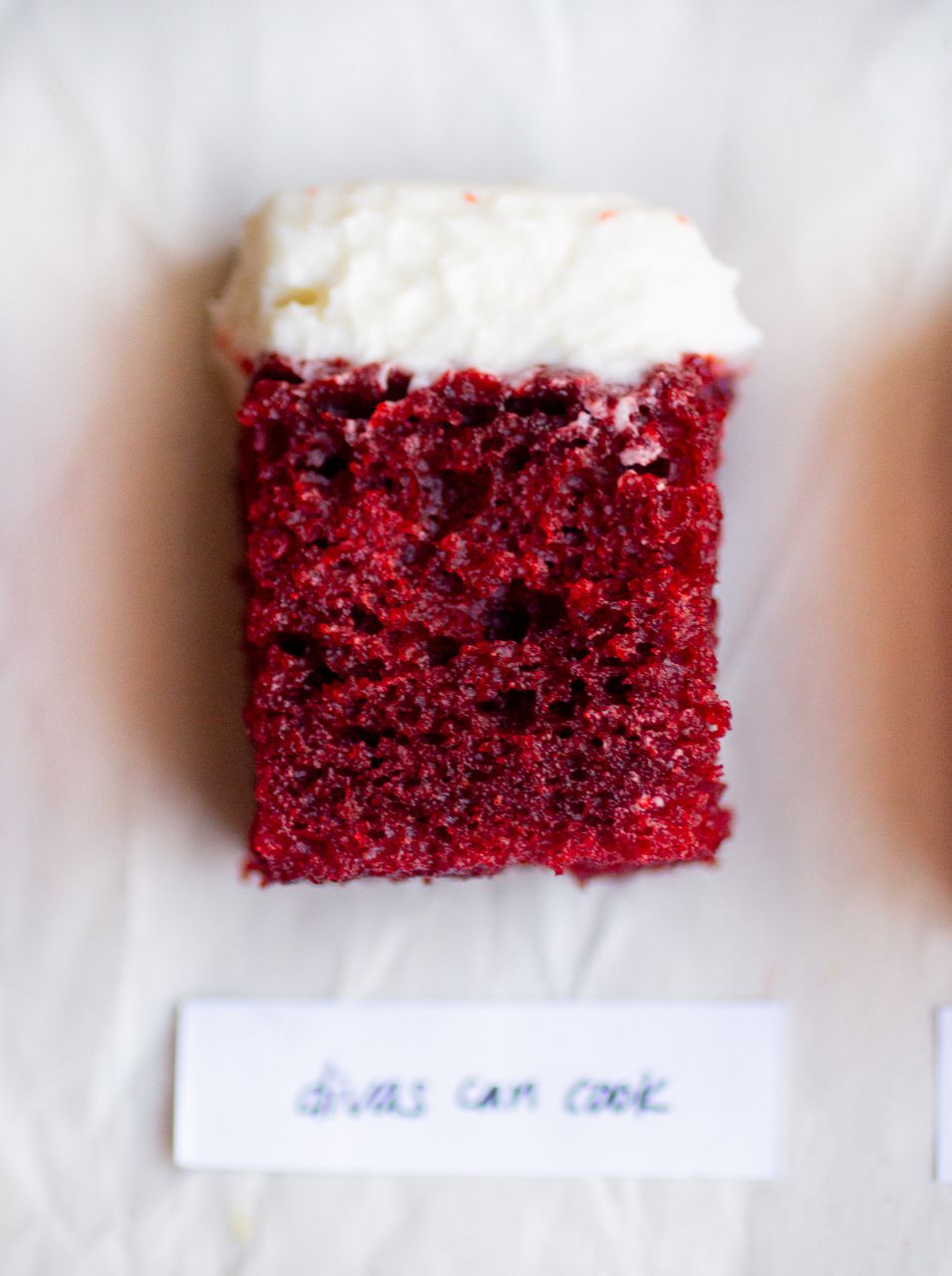 Divas Can Cook red velvet cake