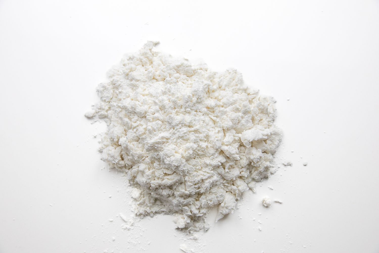 Shaggy Glutinous Rice Flour on a Counter for Tangyuan 