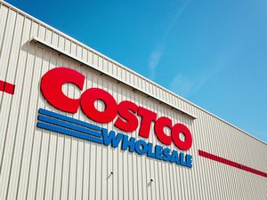 Costco Wholesale store exterior showing the stores branding