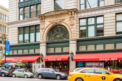 A Trader Joe's storefront in NYC