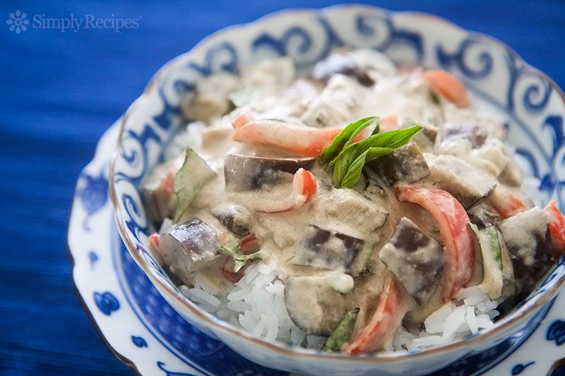 Green Curry Eggplant