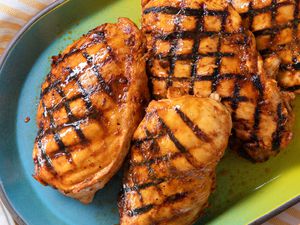 grilled chicken on a plate 