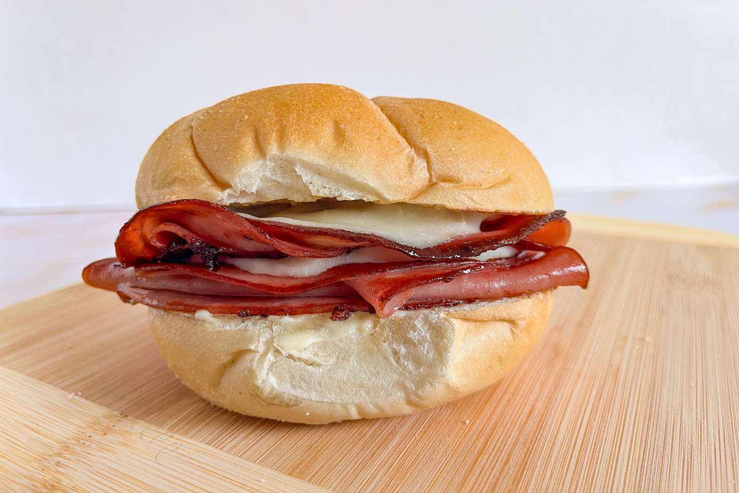 Anthony Bourdain sandwich on a cutting board